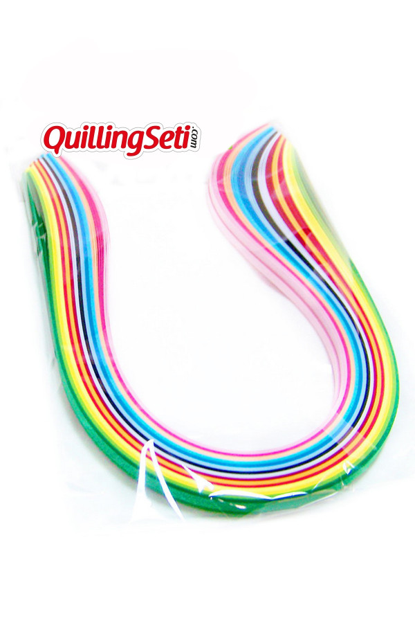 5mm 15 Renkli 300 Adetli Quilling Kağıdı