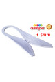 1.5 mm Beyaz Renk Quilling Kağıdı Tek Renk - 100lü