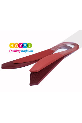 Kırmızı ve Koyu Kırmızı Quilling Kağıdı - 5mm 200 Adetli