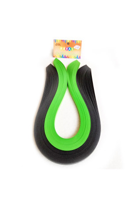 Quilling Kağıdı - Siyah ve Yeşil 200'lü