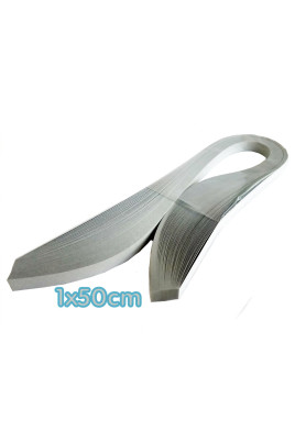 Quilling Kağıdı - Gri Renk 1cm 100'lü