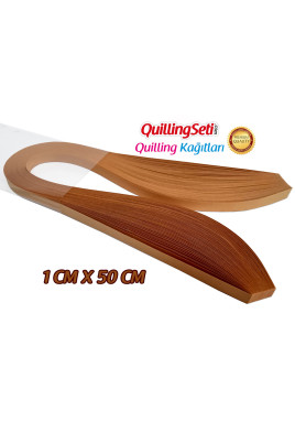 Quilling Kağıdı - Hardal Rengi 1cm x 50cm 100'lü