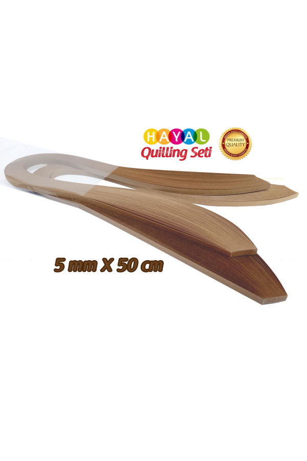 Quilling Kağıdı - Açık Kahverengi 200lü