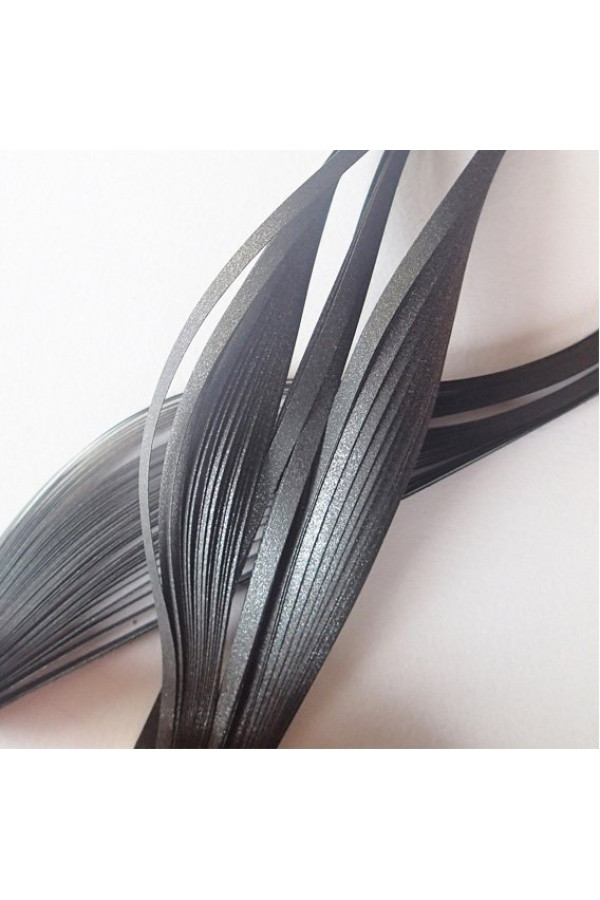 1.5 mm Gümüş Gri Rengi Sedefli Quilling Kağıdı 1.5 mm Gümüş Gri Rengi Sedefli Quilling Kağıdı